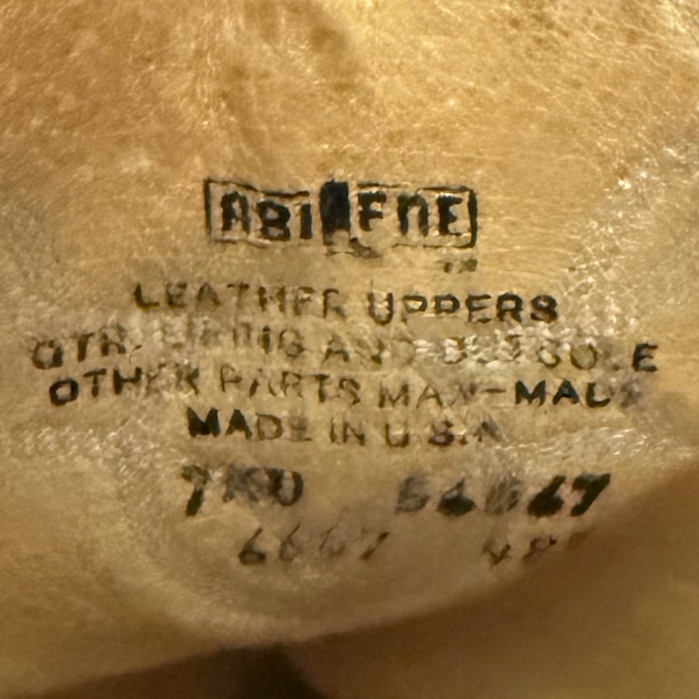 Vintage Abilene Cowgirl Boot Size 7.5 made in USA - Picture 14 of 14